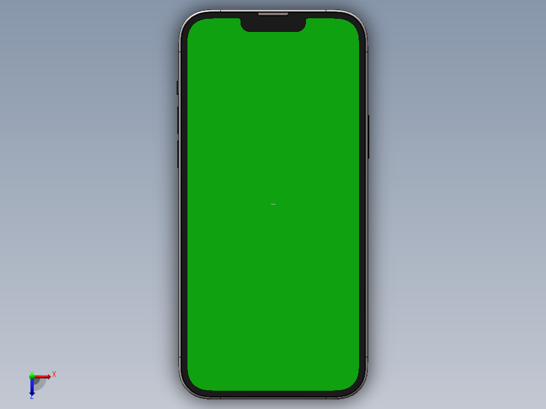 iPhone 13全部款精细模型俯视图