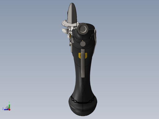 手枪左轮冲锋枪老式狙击步枪设计3D图纸flintlock-pistol SW STP STL右视缩略图