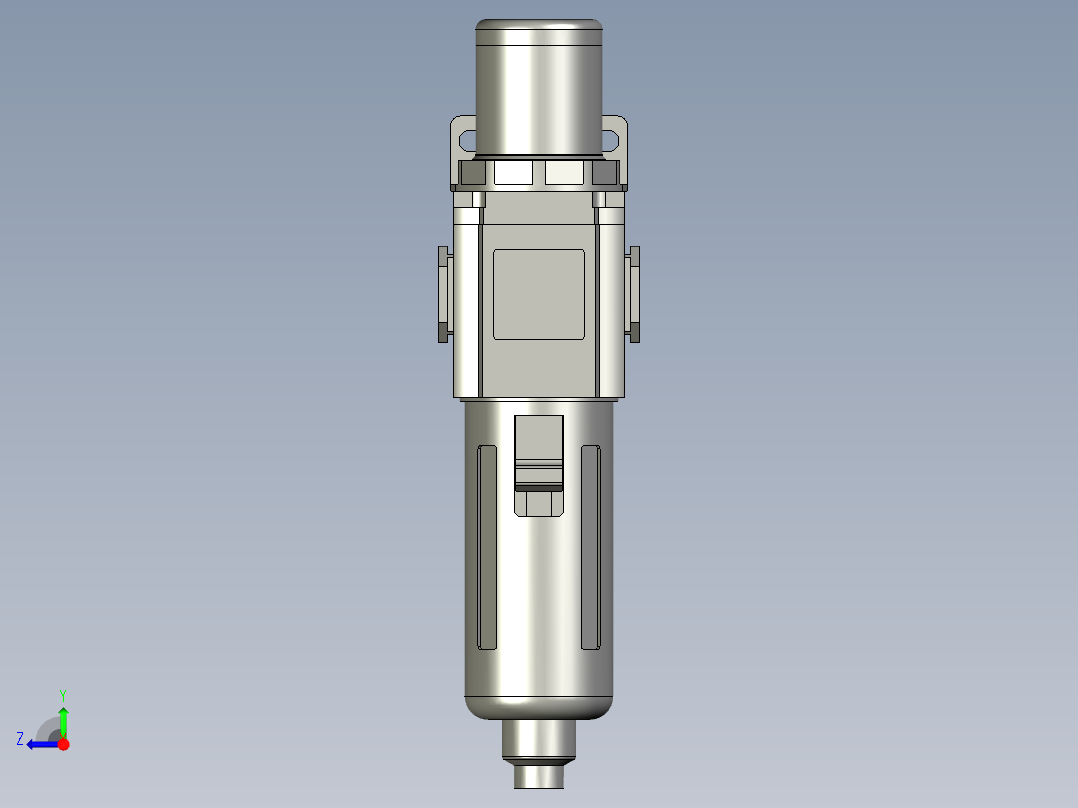 GFR30010F1B-LJ-YM-WDJ-22-气源处理器右视图