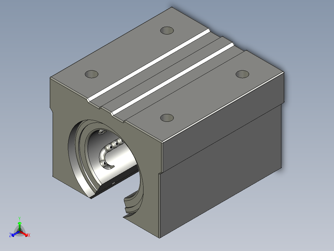 SME装配SME25UU(成品)正等轴测图