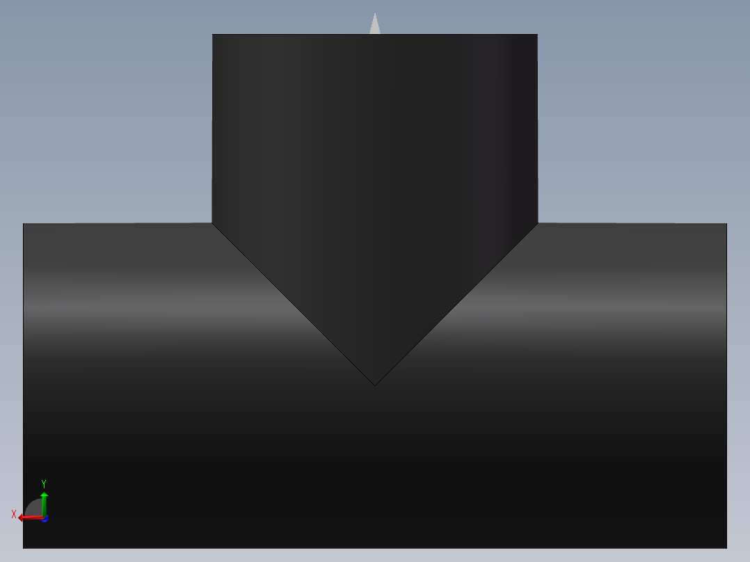 Tee DN335 PN10 U-PVC_1后视图