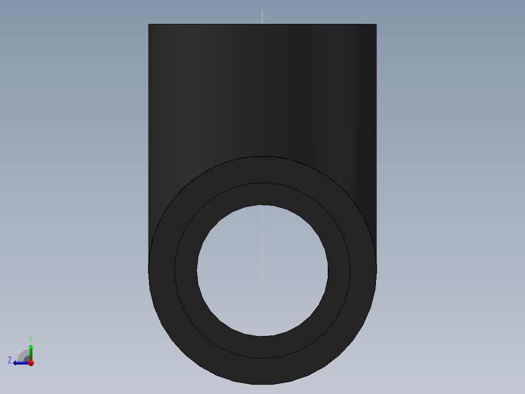 Tee DN335 PN10 U-PVC_1右视图