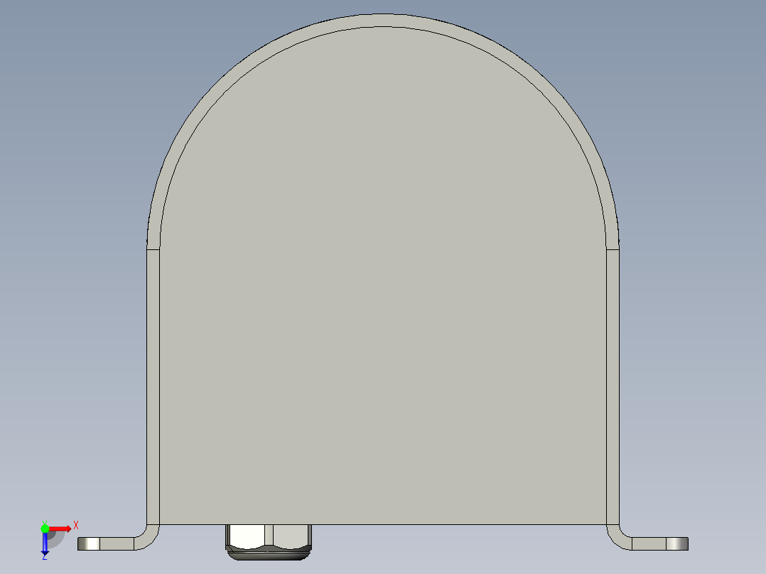 激光避障传感器组件俯视图
