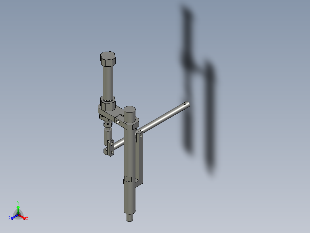 压骨架部分主视图