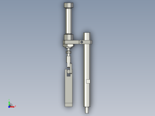压骨架部分前视缩略图