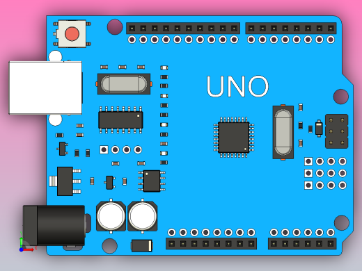 Arduino Uno CH340 USB-type B前视缩略图
