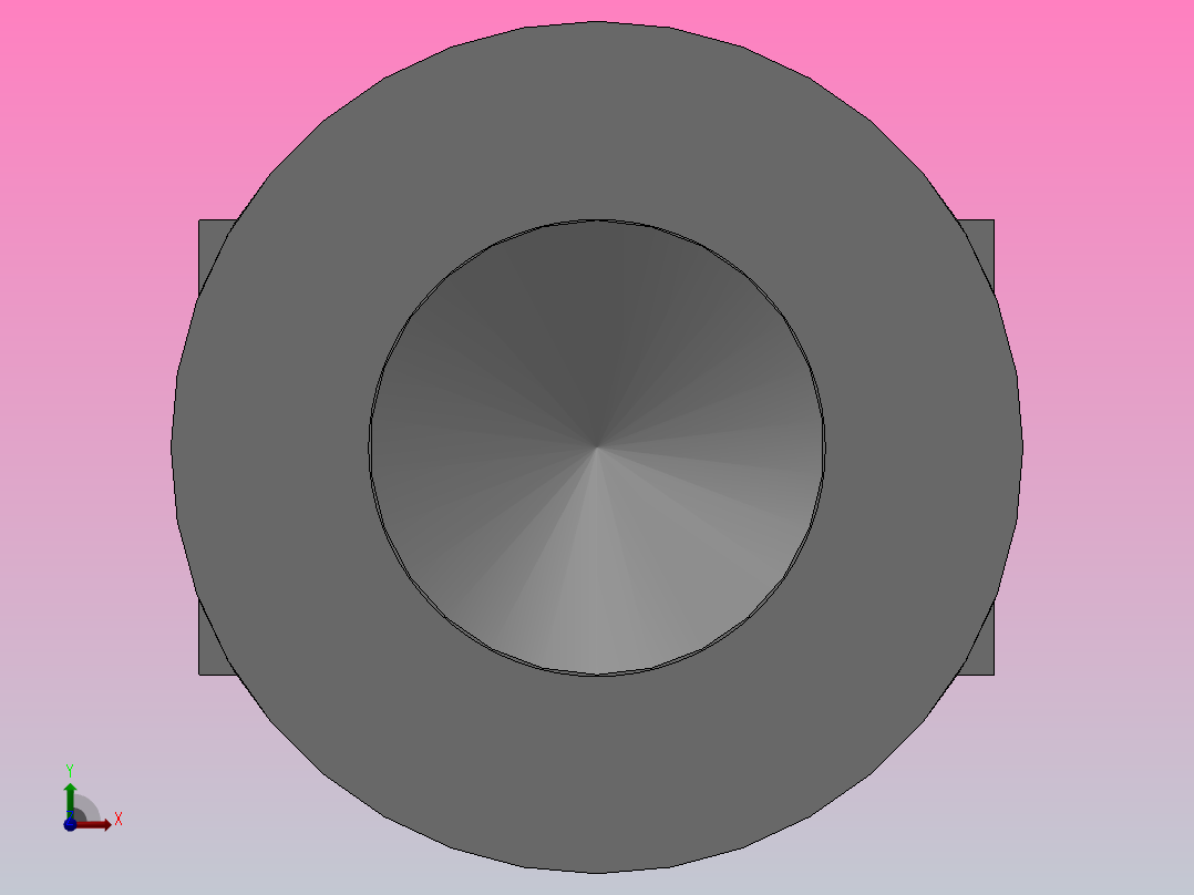 杆连接件[QGA80]气缸附件前视图