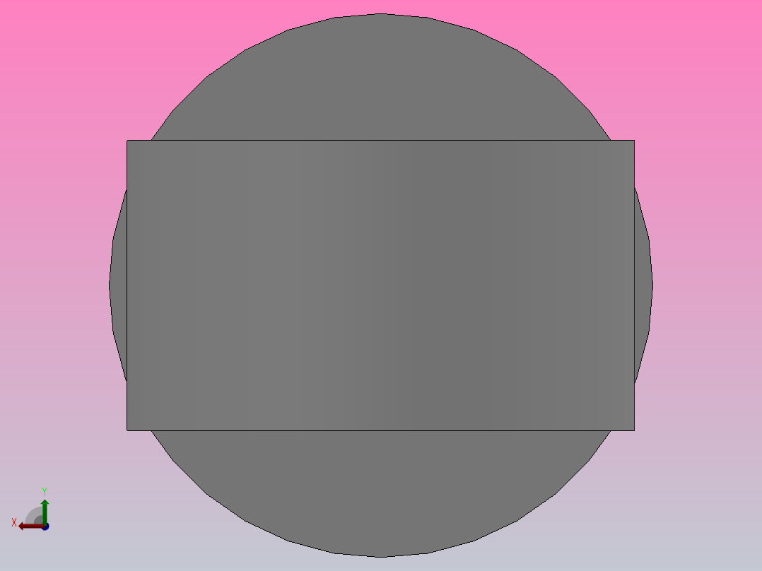 杆连接件[QGA80]气缸附件后视图