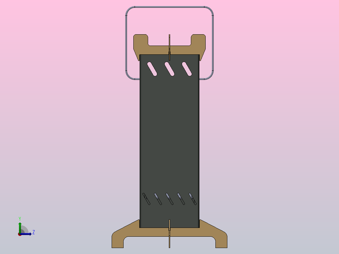 燃木炉31左视图