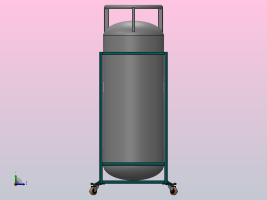 氩气罐左视缩略图