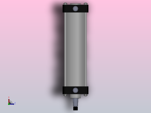 QGB系列标准气缸[QGA80X200]俯视缩略图