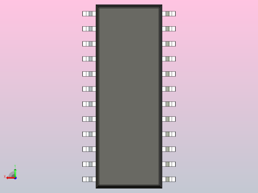 106x SOIC 封装（小外形集成电路）SOIC127P780X225-24N后视缩略图