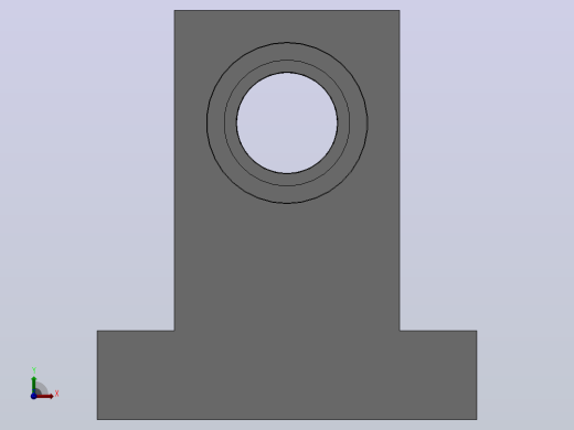 T型高度选择型轴承座组件_BTC-6903-2Z-50-A前视缩略图