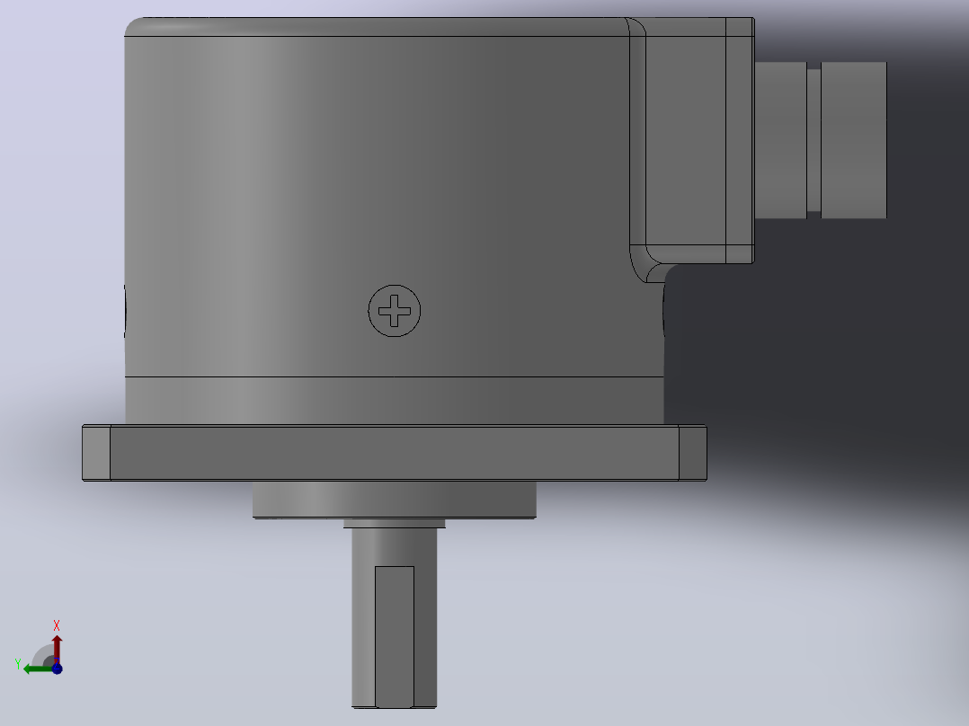 ESF5809-001系列增量编码器_ESF5809-001俯视图