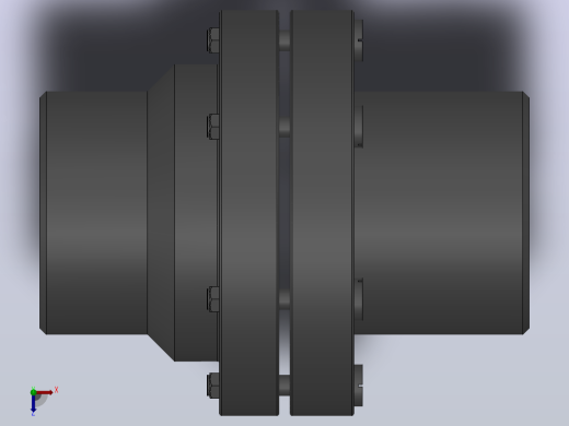 LT型弹性套柱销联轴器_LT7联轴器Z40×112／Z40×84俯视缩略图
