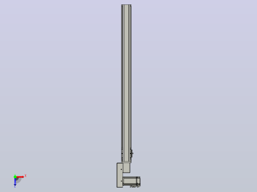 皮带直线轴半封闭可选导轨TPA-HNB-65S-90-L900-ML-C-P10-N3俯视缩略图