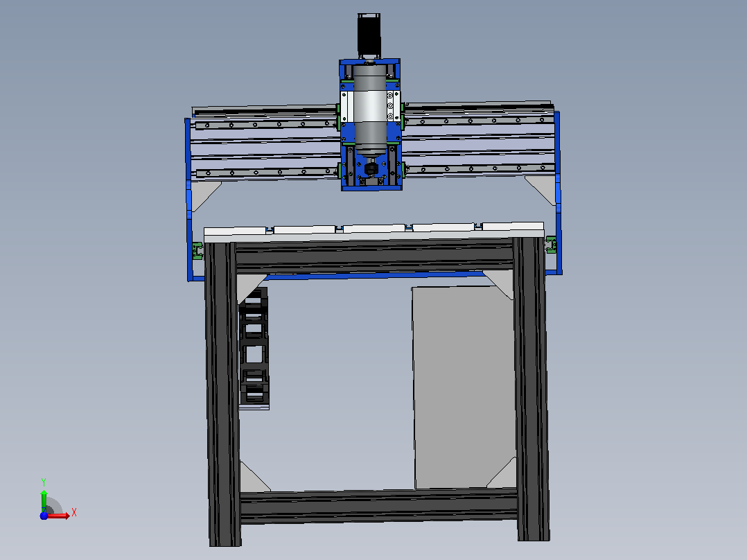 CNC 机床 34x 48 （864x1219）前视图