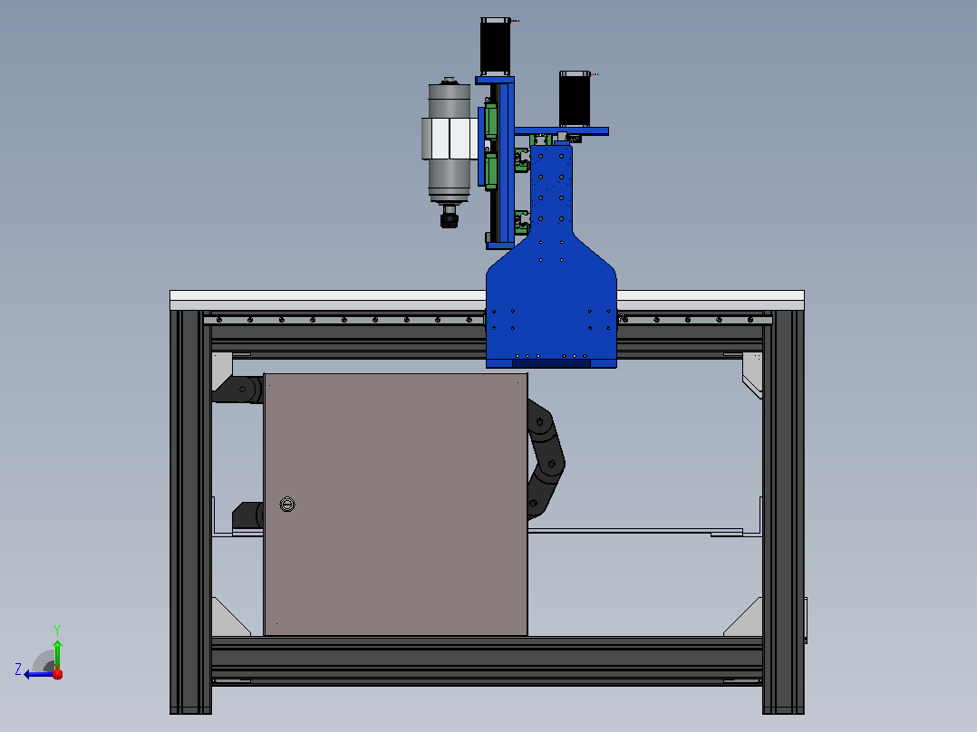 CNC 机床 34x 48 （864x1219）右视图