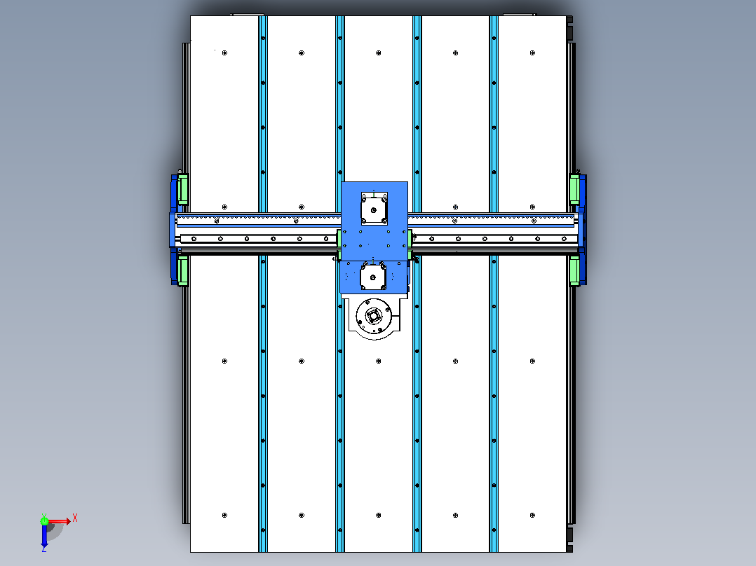 CNC 机床 34x 48 （864x1219）俯视图