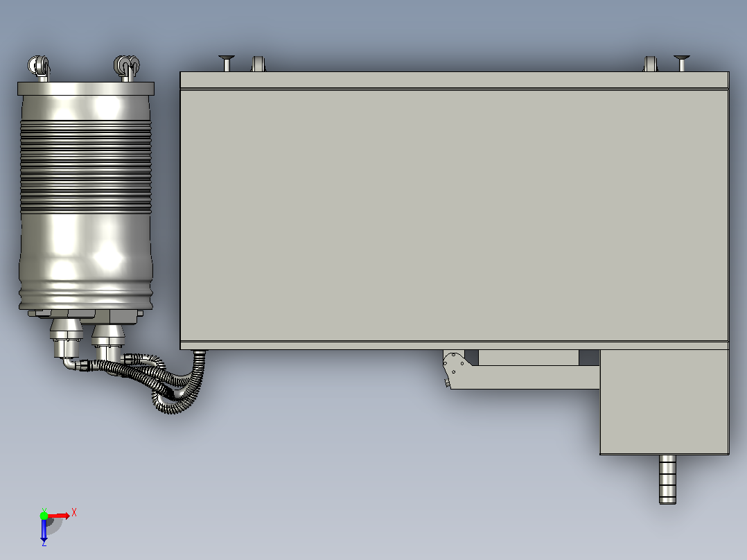MJF 5200 3D打印机俯视图