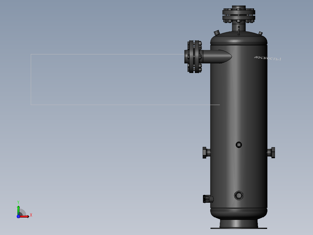 SAP-40L 油分离器前视图