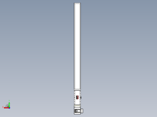 伺服电机集成皮带传动直线执行器TPA-OCB-140-256-L1650-RU-P75-N3后视缩略图