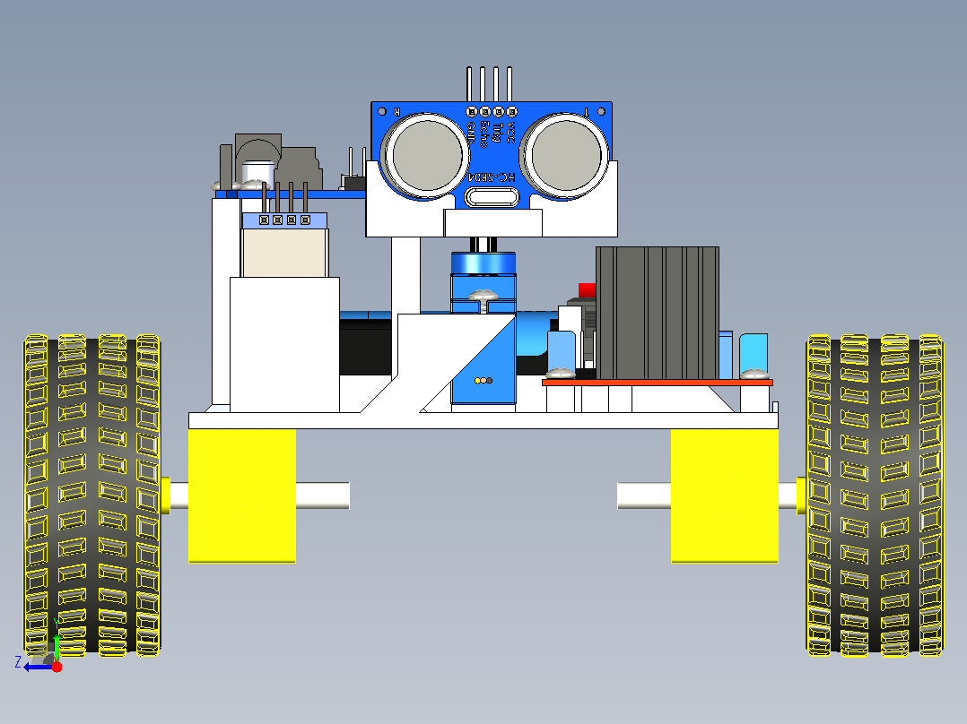 Arduino车载蓝牙右视图