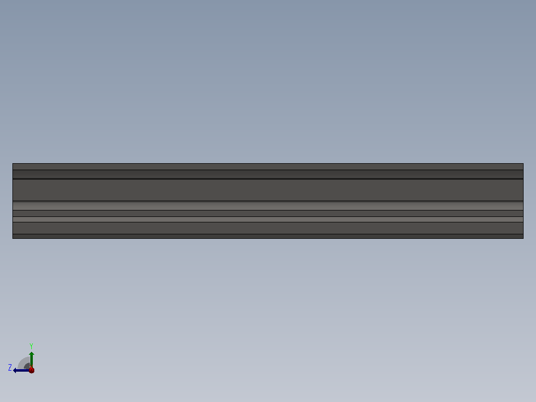 带塑料孔盖的滚珠导轨SNS[SNS R2055 704 31 156mm]右视图
