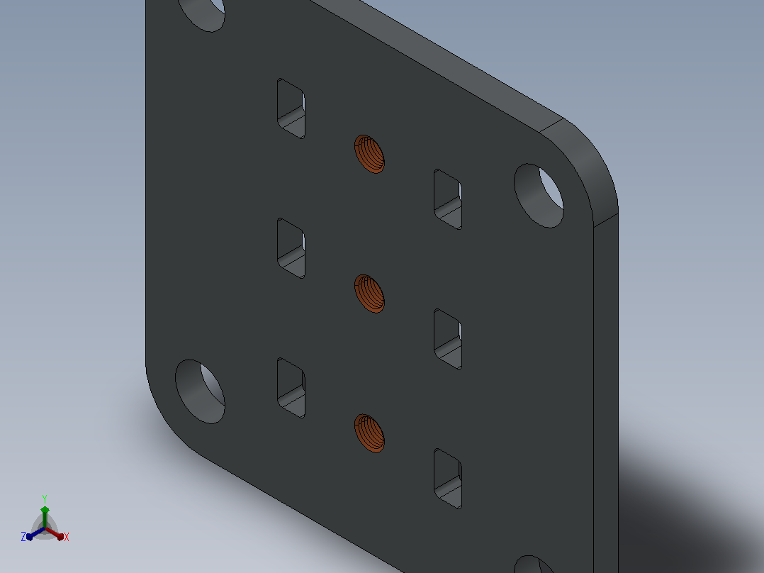 法兰D30-90×90_法兰D30-90×90主视图