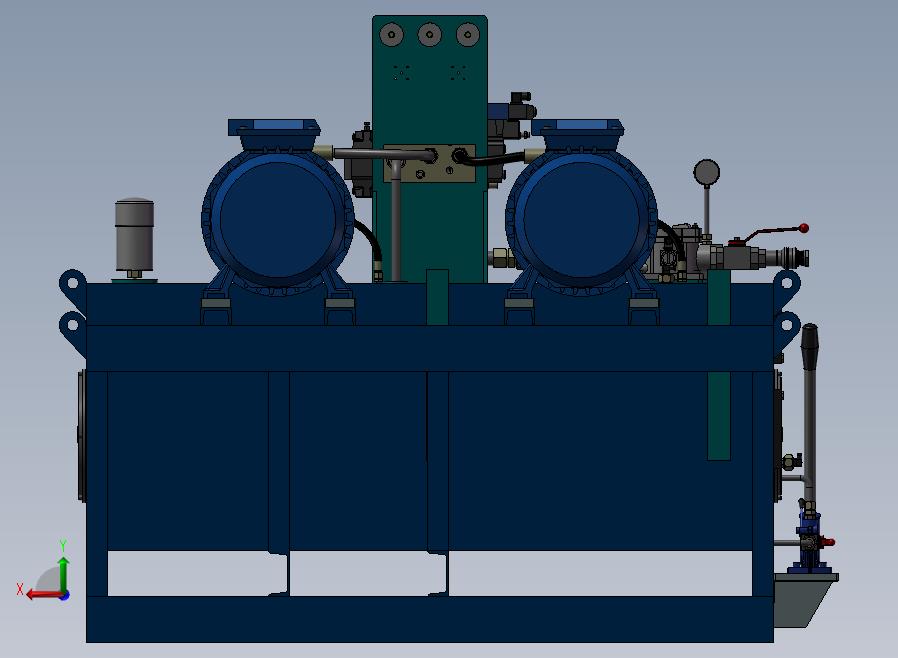 A38-液压动力单元（液压站）后视图