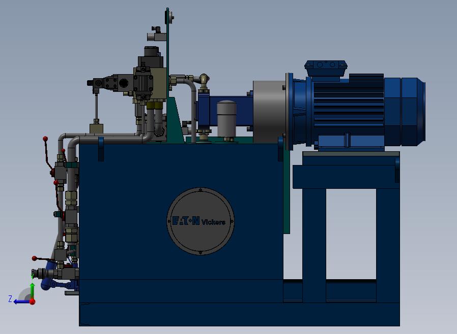 A38-液压动力单元（液压站）右视图