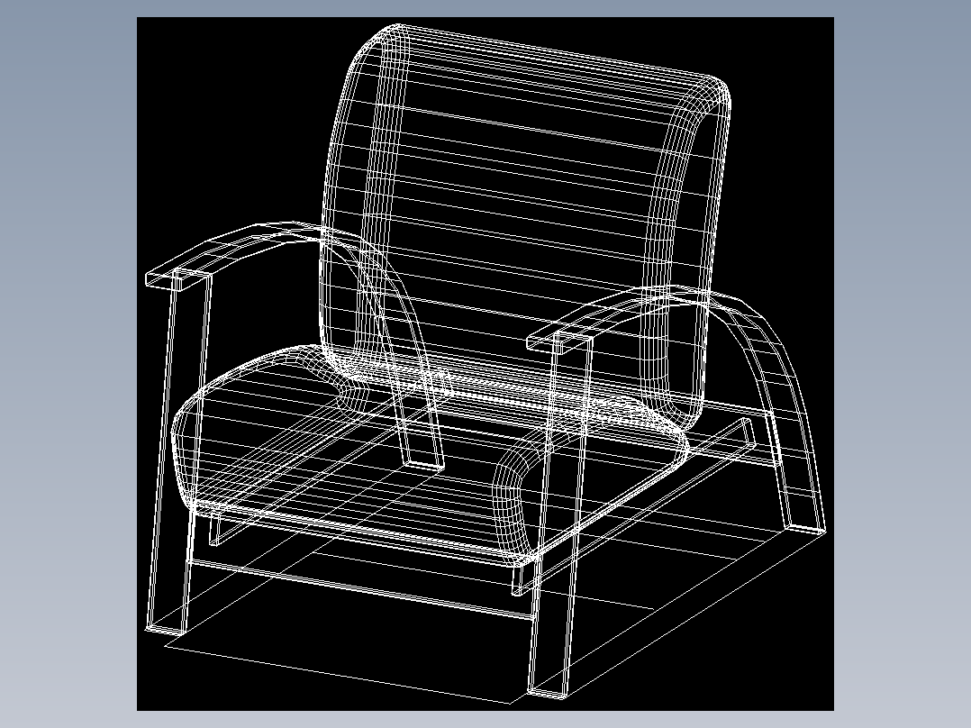 室内家具和灯具等的模型十二-K-S36-1
