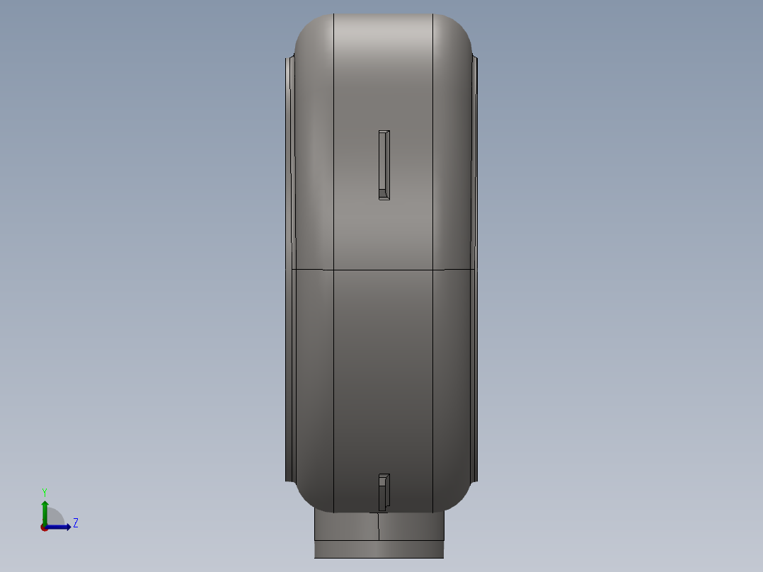 沃曼渣浆泵蜗壳SW2016左视图