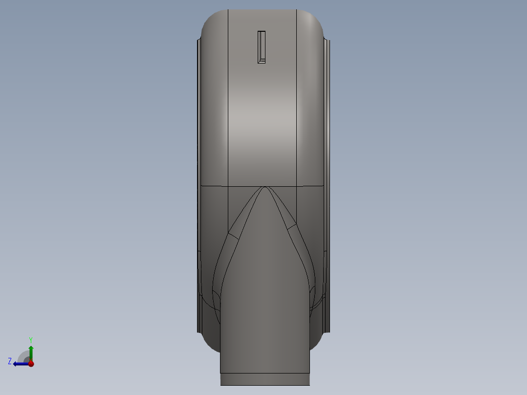 沃曼渣浆泵蜗壳SW2016右视图
