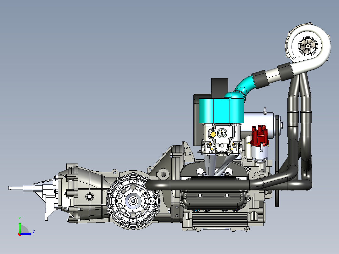 大众组装左视图