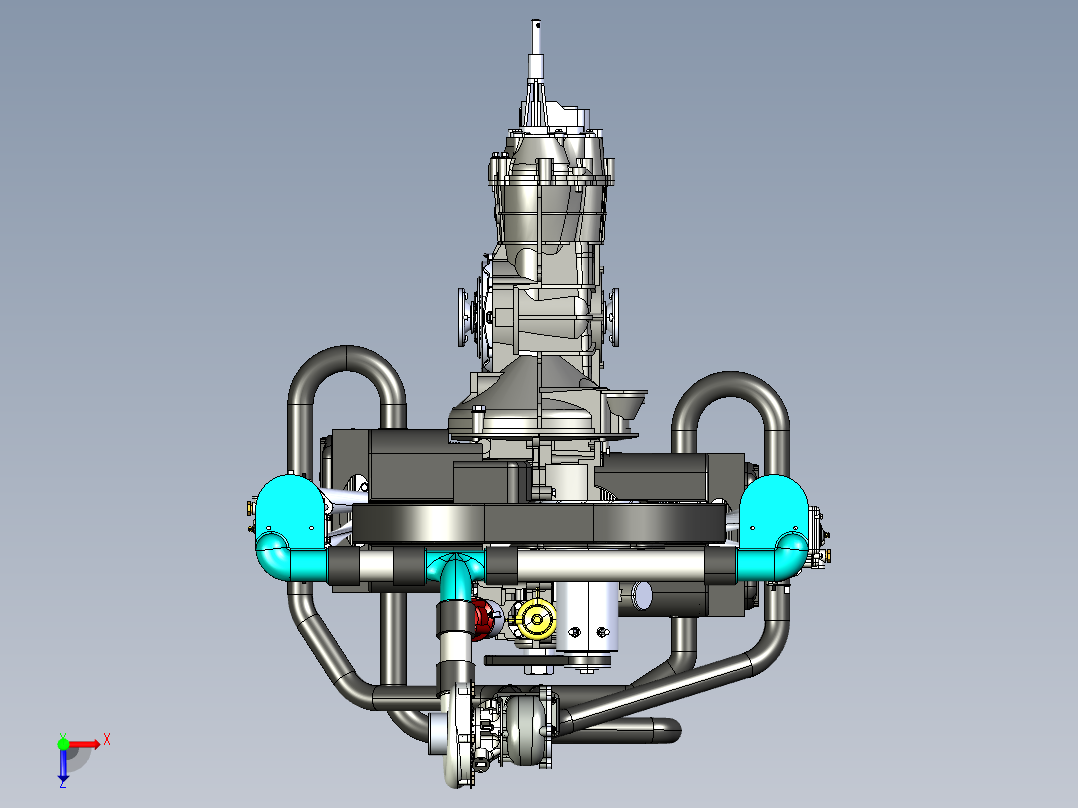大众组装俯视图
