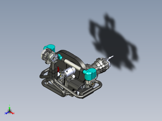 大众组装正等轴测缩略图