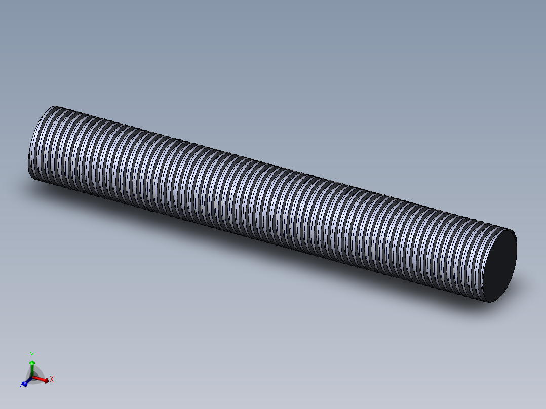 公制 （ISO） 梯形螺钉-TR30x3x200.SLDPRT