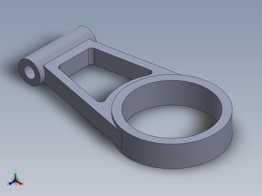 SW建模练习题-practice 97主视图