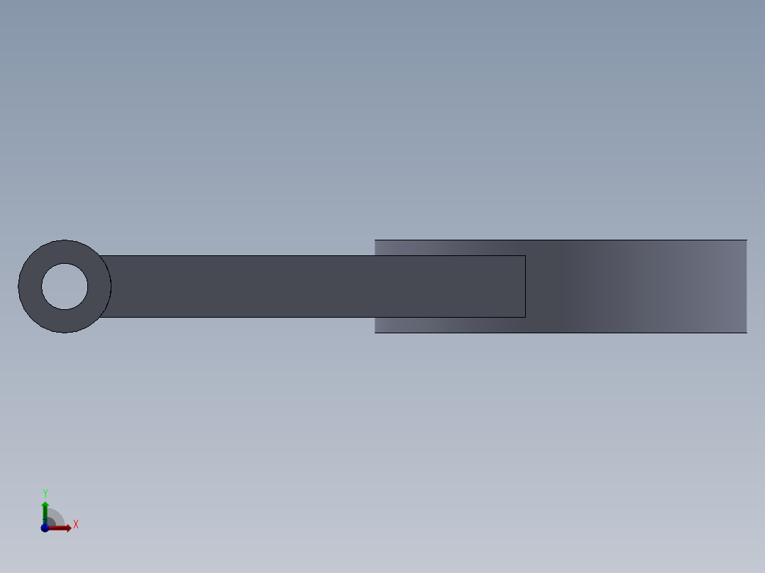 SW建模练习题-practice 97前视图