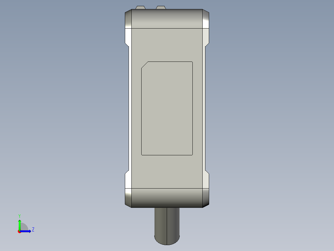 基恩士PZ-G101_102_kc图纸模型左视图