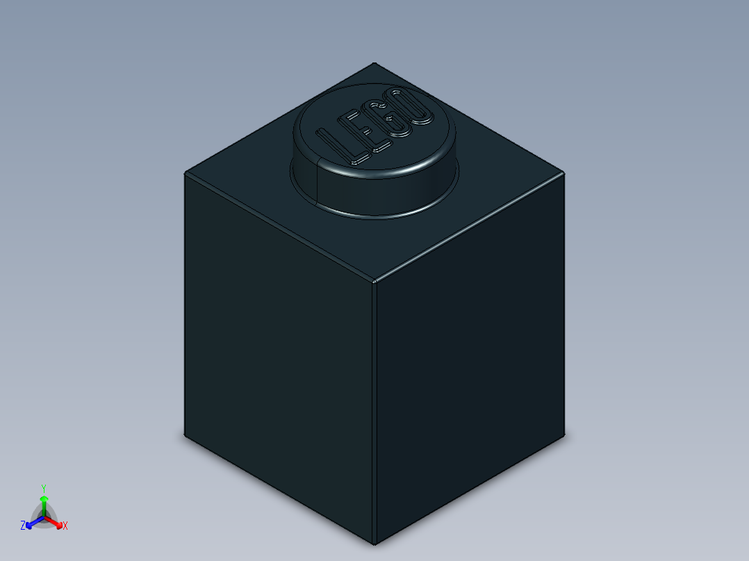 乐高套装 4421基本积木-300526 Black Brick 1 x 1.STEP