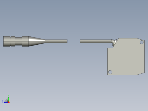 基恩士LB-11_kc图纸模型右视缩略图