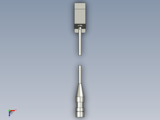 基恩士LB-11_kc图纸模型俯视缩略图