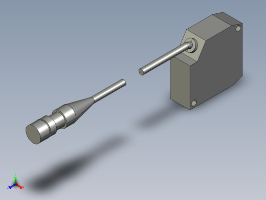 基恩士LB-11_kc图纸模型正等轴测缩略图