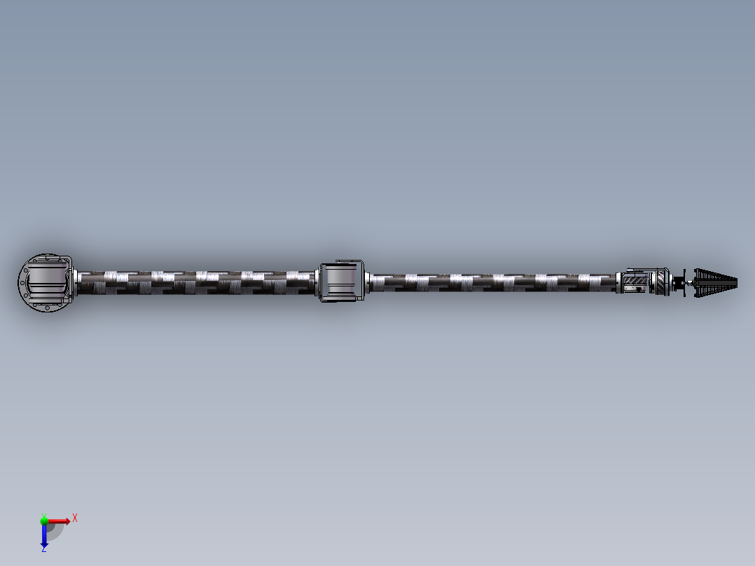 基于MATLAB的采摘机械臂运动学仿真建模与实现俯视图