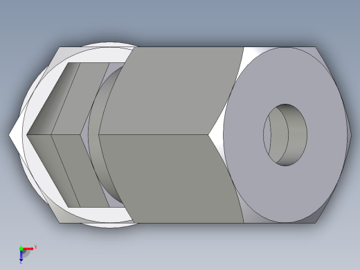 卡套式工业通用硬管接头EO_Adjustable_locknut_45_deg_elbow_VEE06ZSMORCF俯视缩略图