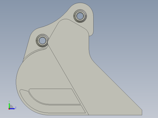 挖掘机斗左视缩略图