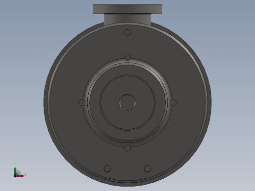 液性塑料定心夹紧车床夹具前视缩略图