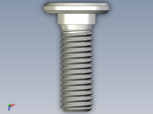 超薄型内六角螺钉-Ultra Low Profile Socket Head Screws 3-8-16 Thread Size 1 in Long.x_t俯视缩略图
